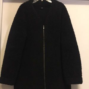 Black Sherpa Coat